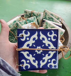 Handpainted Mexican Tile Journals