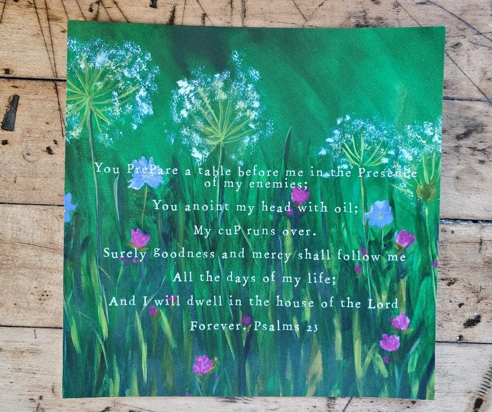 Embroidered "loved" hankie / anointing oil Prayer Packs