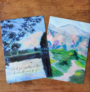 Packs of 5x7 notecards with envelopes