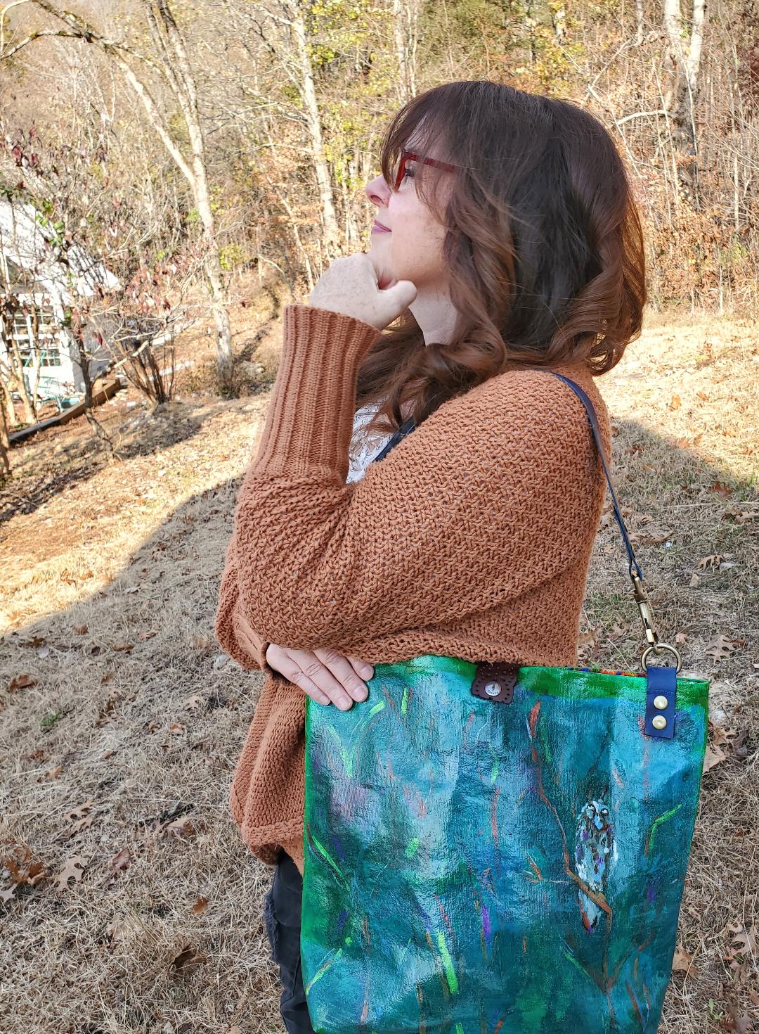 Beautiful Soul Designer Hand-painted Handbag - Winter/Spring 2022